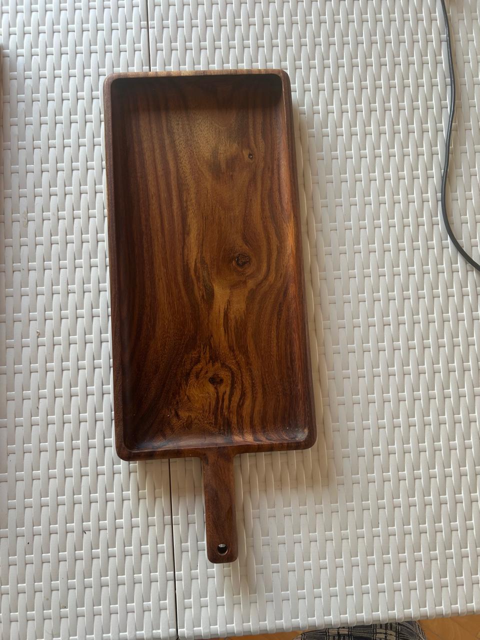 Handmade presentation tray
