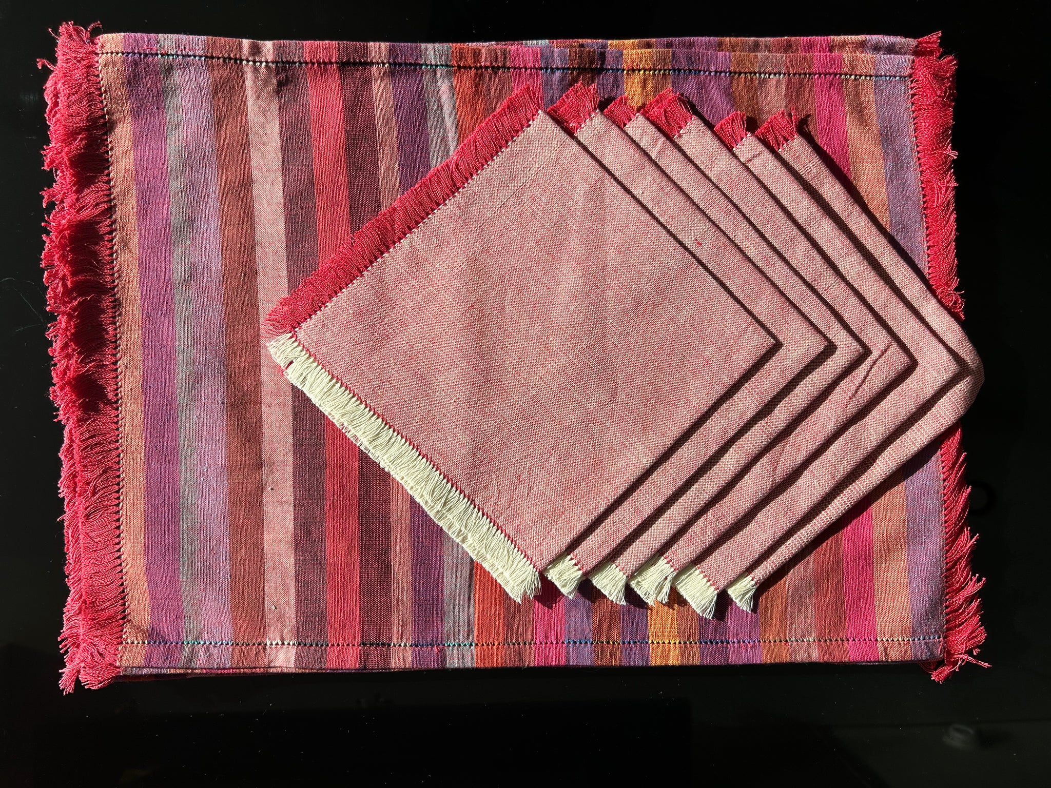 Handwoven Table set for 6