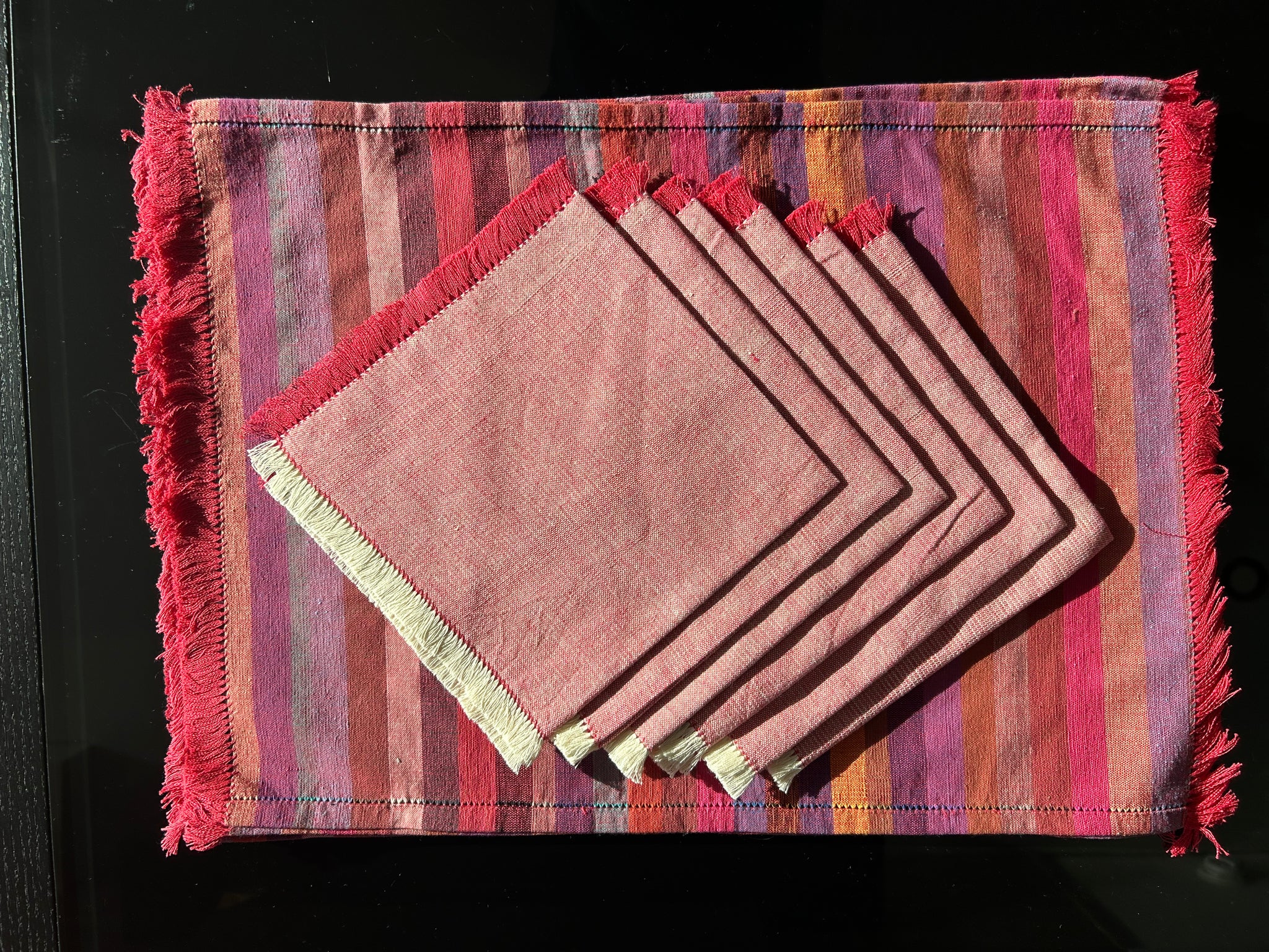 Handwoven Table set for 6
