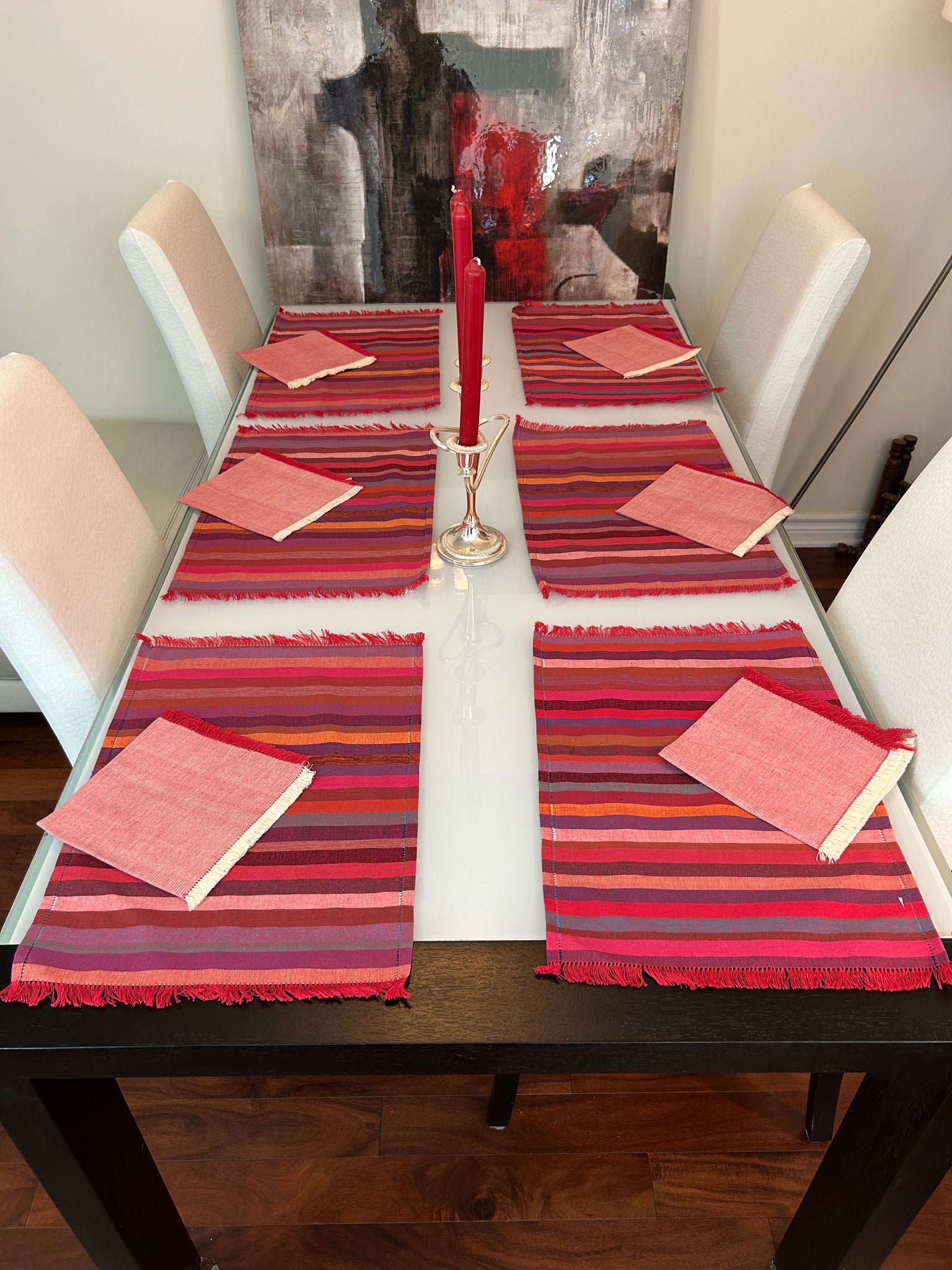 Handwoven Table set for 6