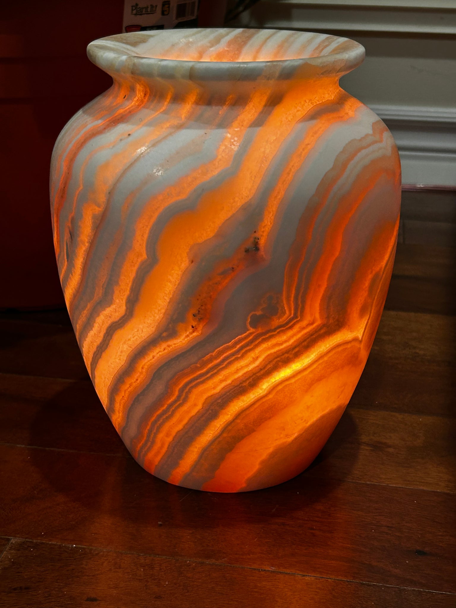 Stunning Natural Alabaster Handmade table lamp Style 3