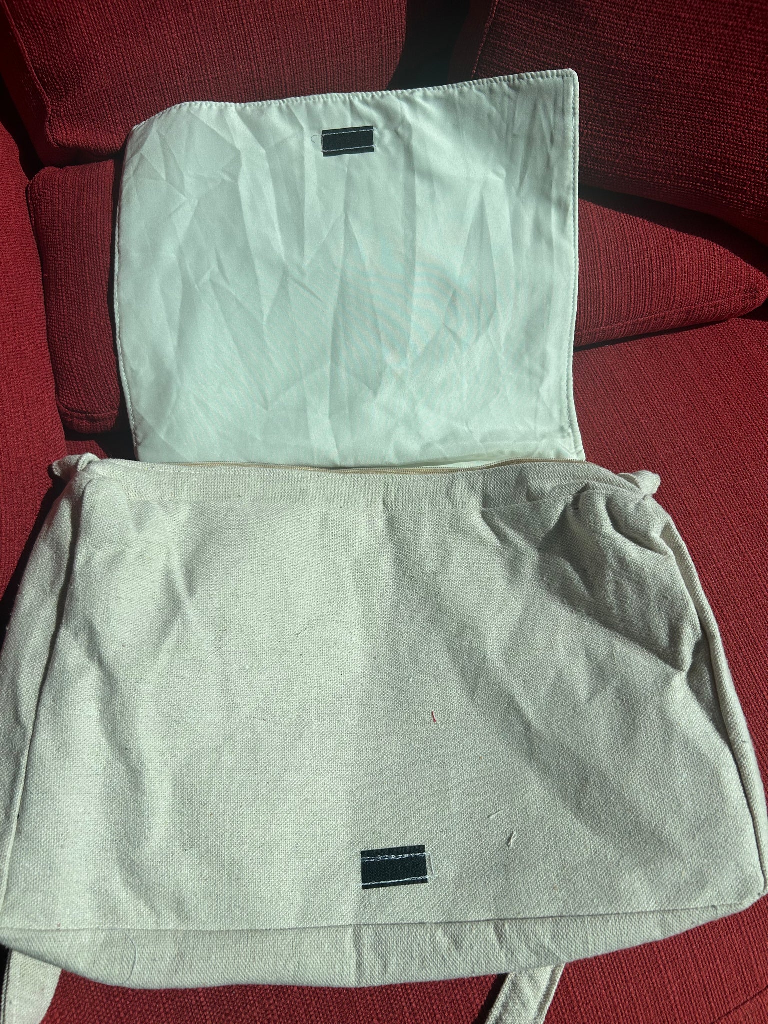 Handmade crossbody for laptop