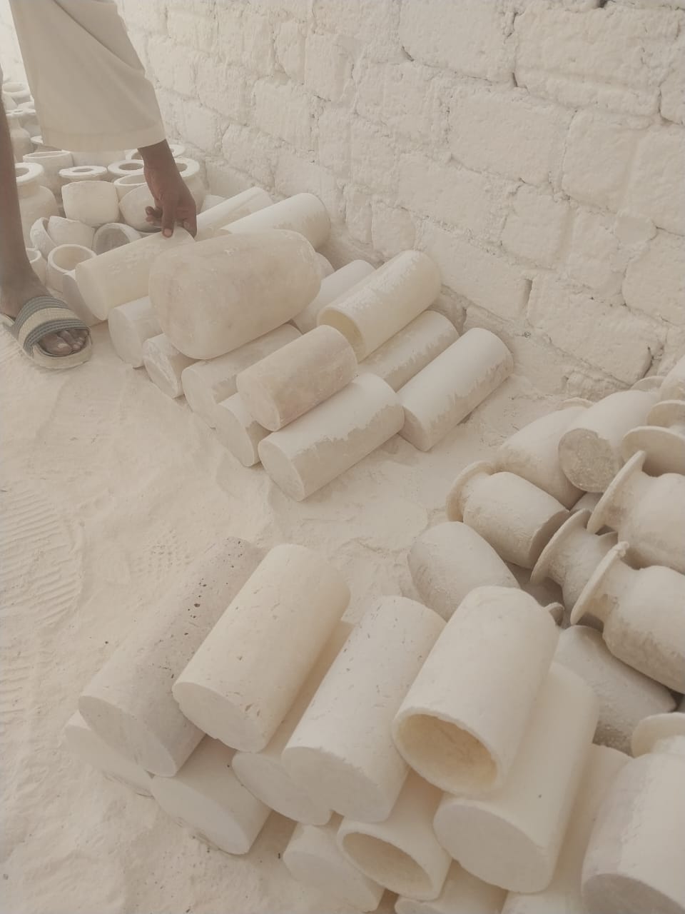 Rare white Natural Stone Alabaster Table lamp