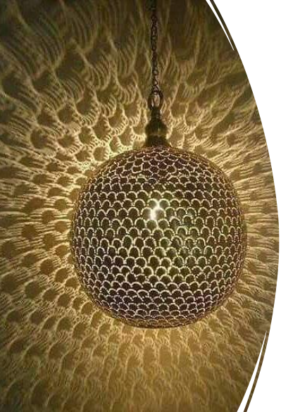 Brass Hanging Ball