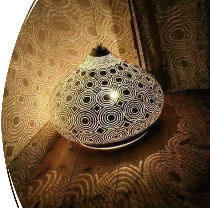Brass Side table Lamp