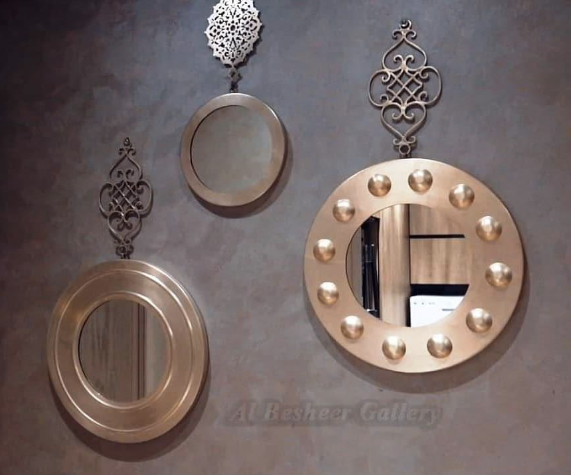 Brass Mirrors set