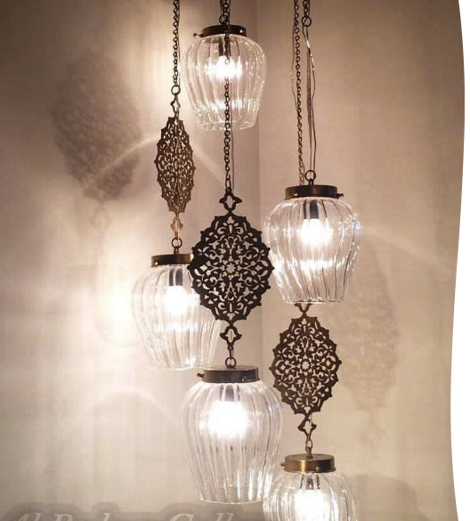 Pyrex Glass chandelier