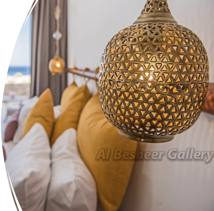 Brass Handmade Side bed Lighting unit