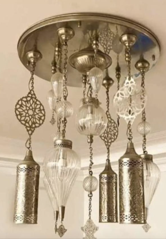 Aladin Handmade Brass & Pyrex Glass